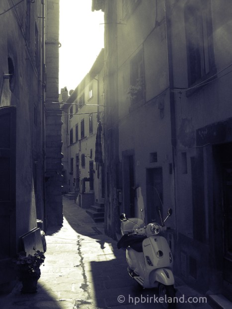 Bakgate i Cortona