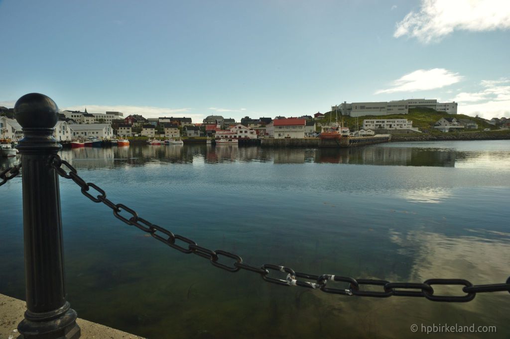 Fra havna i Honningsvåg